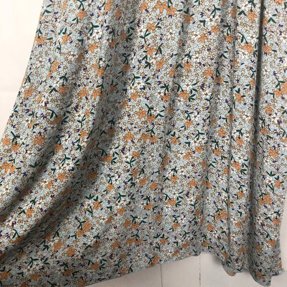 Zahara Babydoll Maxi Dress Womens XS Floral Smocked Fairy Beachy Vacation Summer - Picture 11 of 13